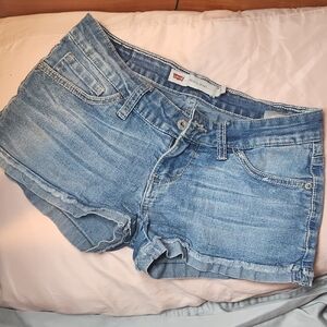 Levi's Light Blue Jean Shorts for Women